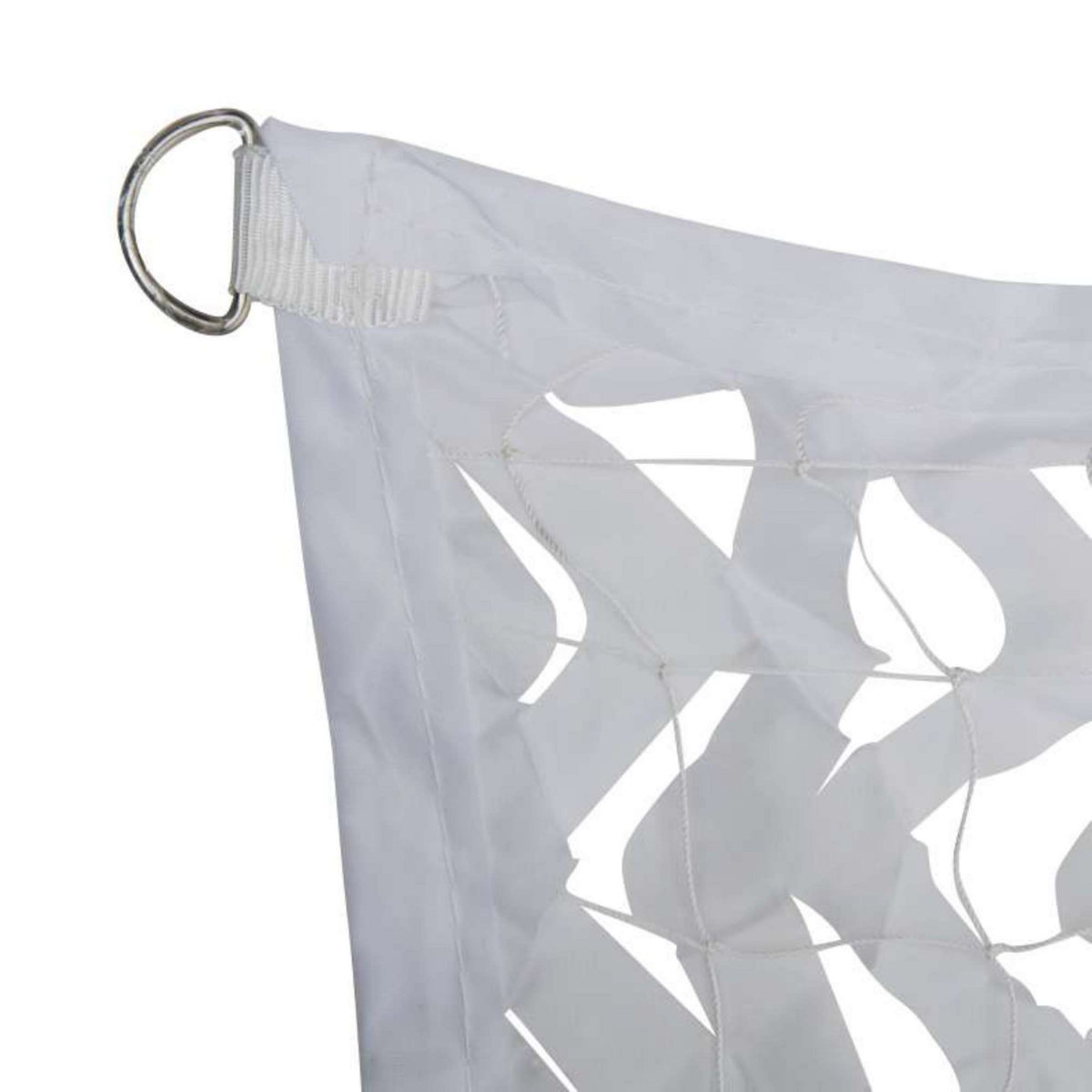  Toile d'ombrage ajourée blanche  3 x 3m