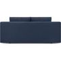 Voir la diapositive 5 : MARKET24 Banquette convertible 3 places MIKA - Tissu bleu foncé - Coffre de rangement - L 192 x H 84 x P 93 cm