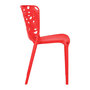 Voir la diapositive 3 : HomeStyle4U Chaise de jardin lot 2 chaises rouges