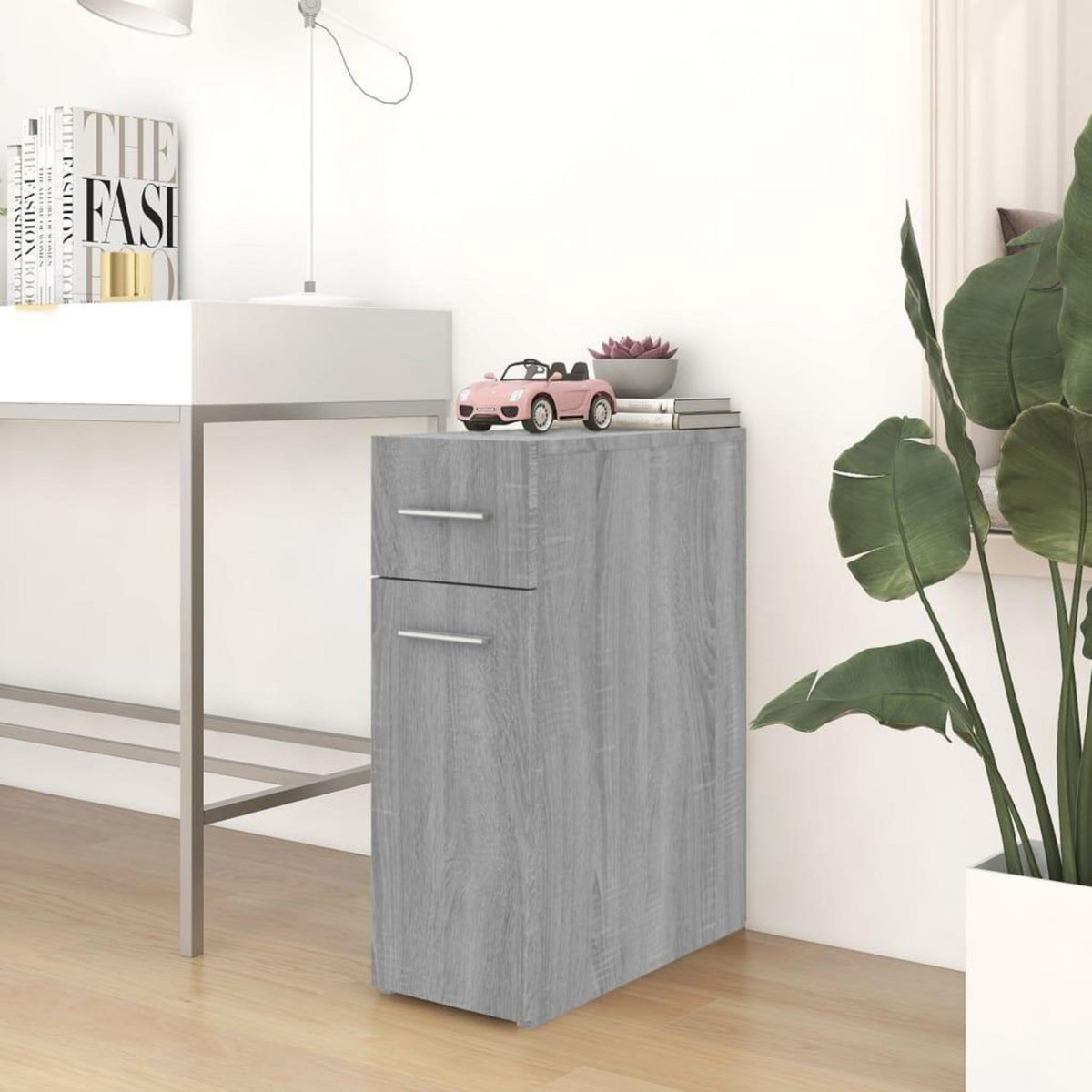 VIDAXL Armoire apothicaire Sonoma gris 20x45,5x60 cm Bois d'ingenierie