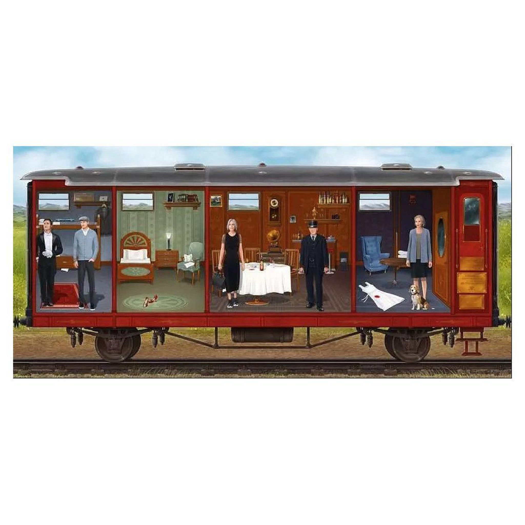 Voir la diapositive 2 : RAVENSBURGER Puzzle mystery 264p - le feu perdu