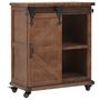 Voir la diapositive 5 : VIDAXL Armoire de rangement Bois de sapin massif 64x33,5x75 cm Marron