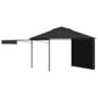 Voir la diapositive 2 : VIDAXL Belvedere et double toits etentus 3x3x2,75 m Anthracite 180g/m^2