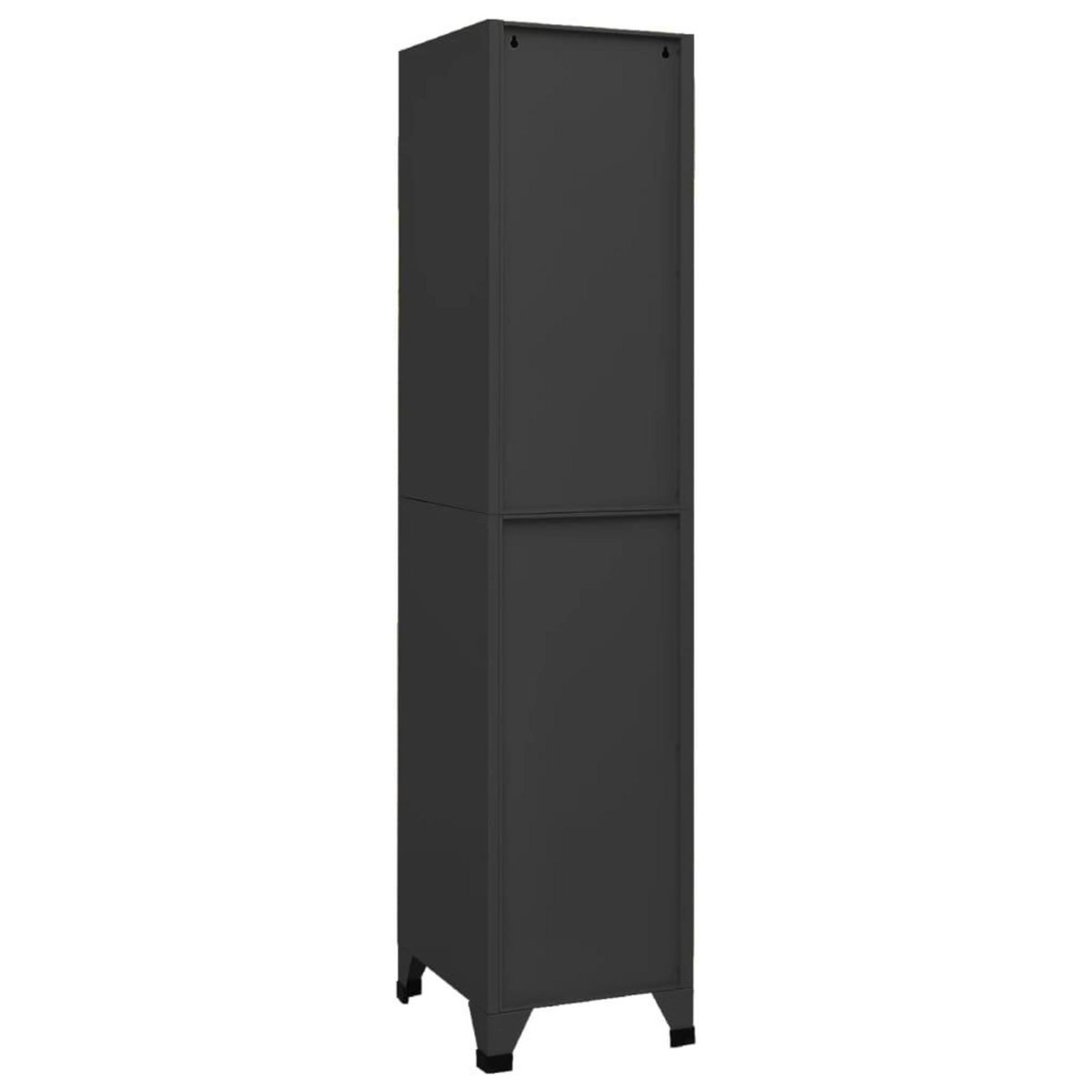 VIDAXL Armoire a casiers Anthracite 38x45x180 cm Acier