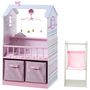 Voir la diapositive 2 : One Two Fun Maison de poupée nurserie en bois
