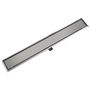 Voir la diapositive 3 : VIDAXL Drain de douche lineaire 1030 x 140 mm Acier inoxydable