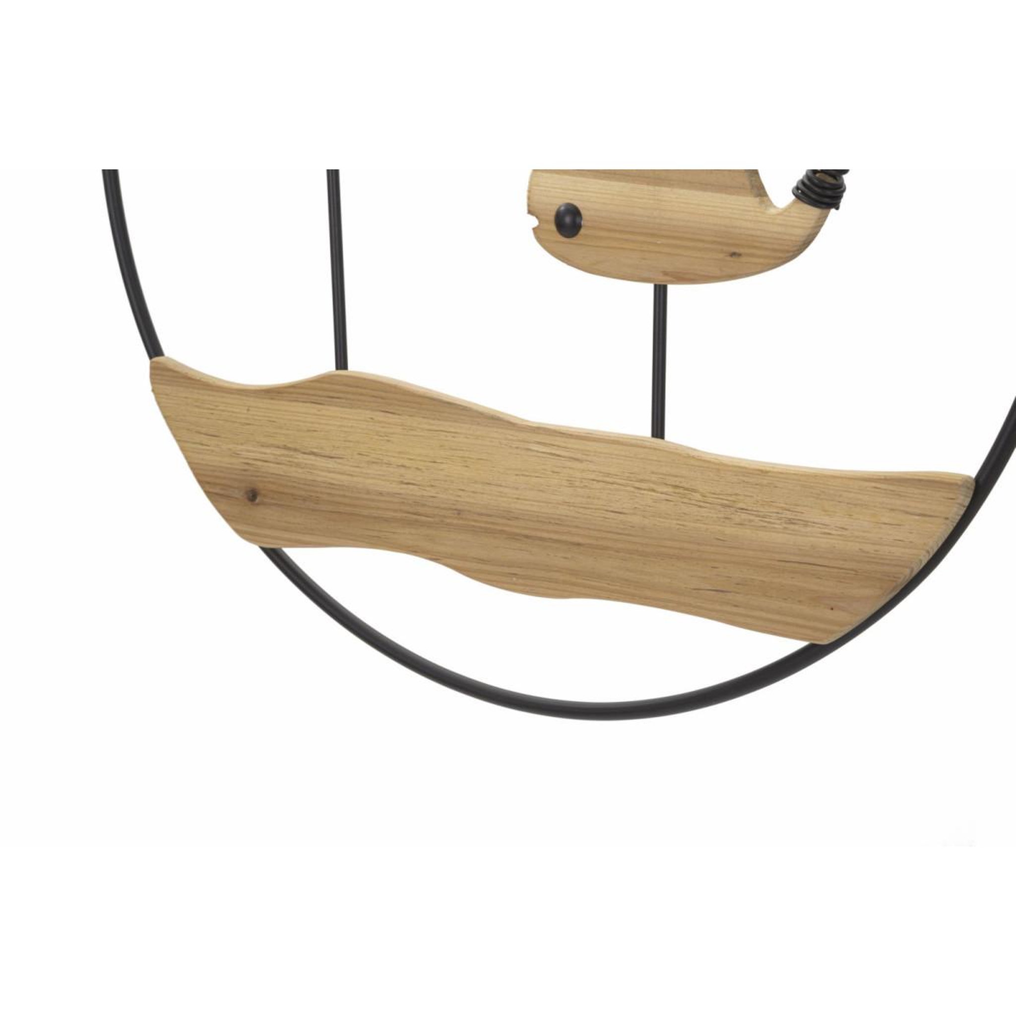 Voir la diapositive 4 : Paris Prix Décoration murale à suspendre  baleine  60cm naturel