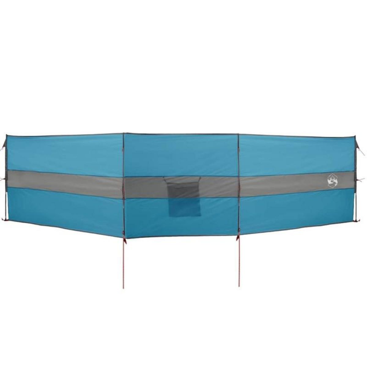 VIDAXL Brise vent de camping bleu 490x123 cm imperméable