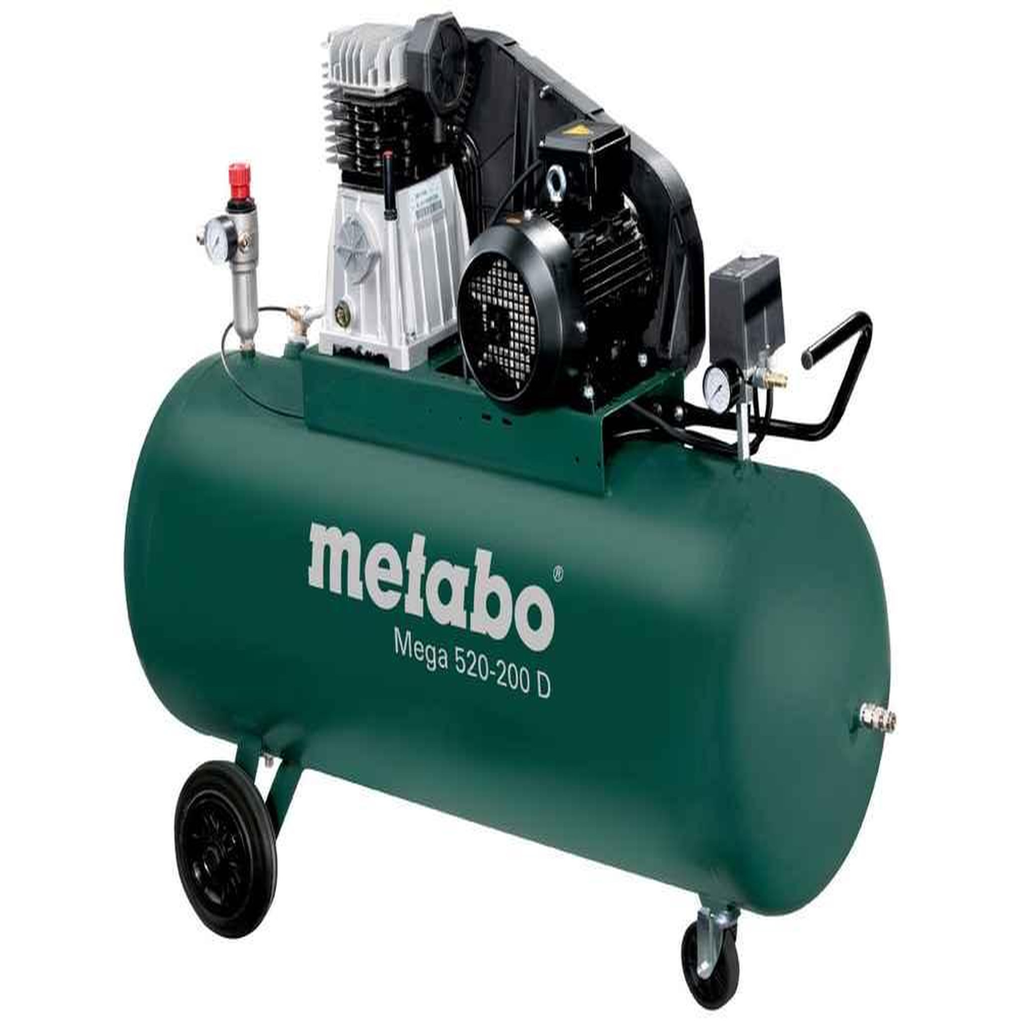 METABO SAS Compresseur Mega 520-200 D - débit effectif 320 l/min