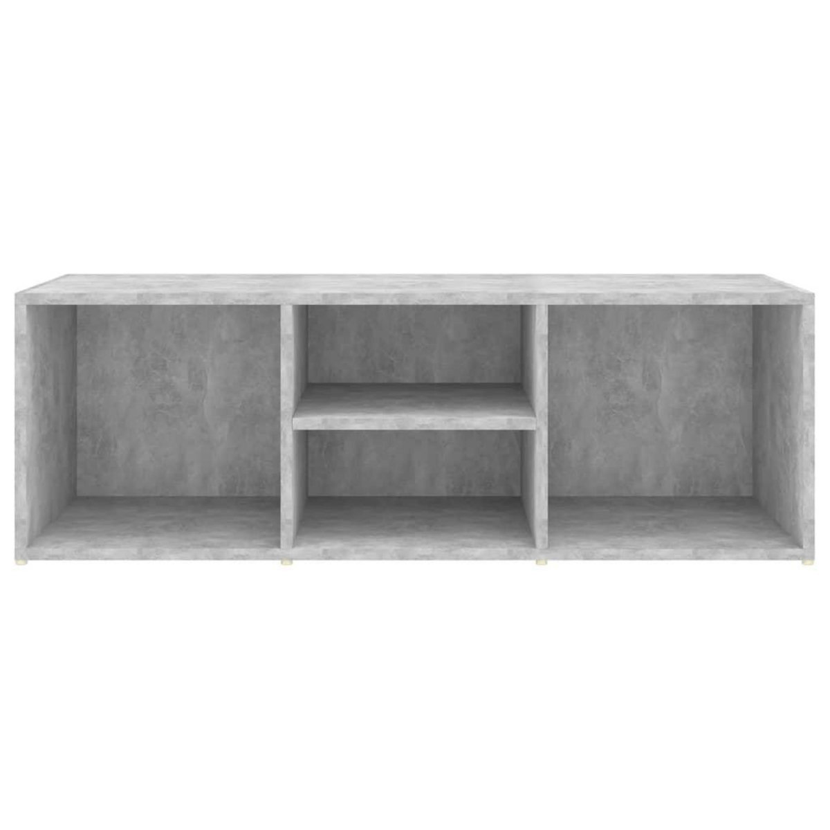 VIDAXL Banc a chaussures Gris beton 105x35x35 cm Agglomere