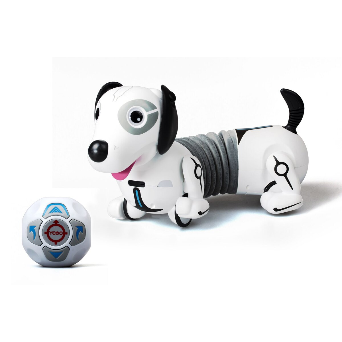 SILVERLIT Robot interactif Dackel le chien extensible radiocommandé