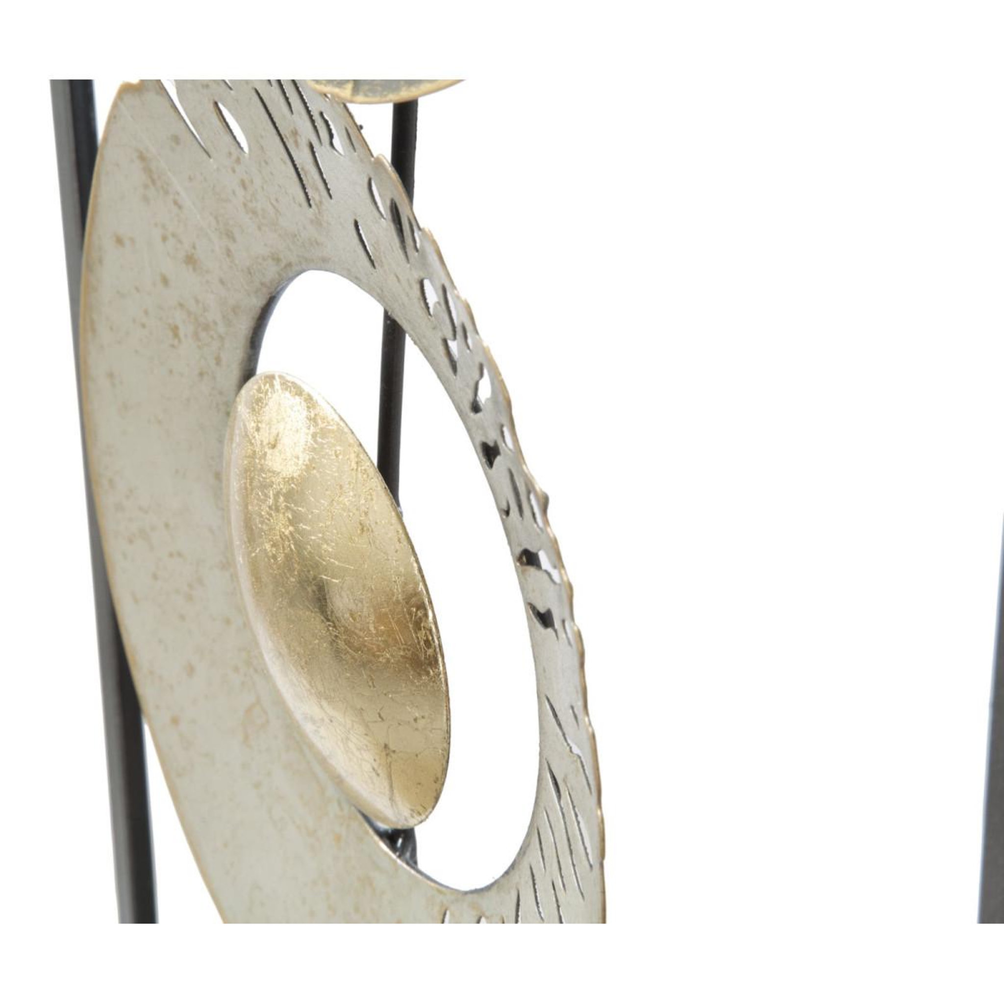 Voir la diapositive 3 : Paris Prix Décoration murale encadrée en métal  ring  89cm multicolore