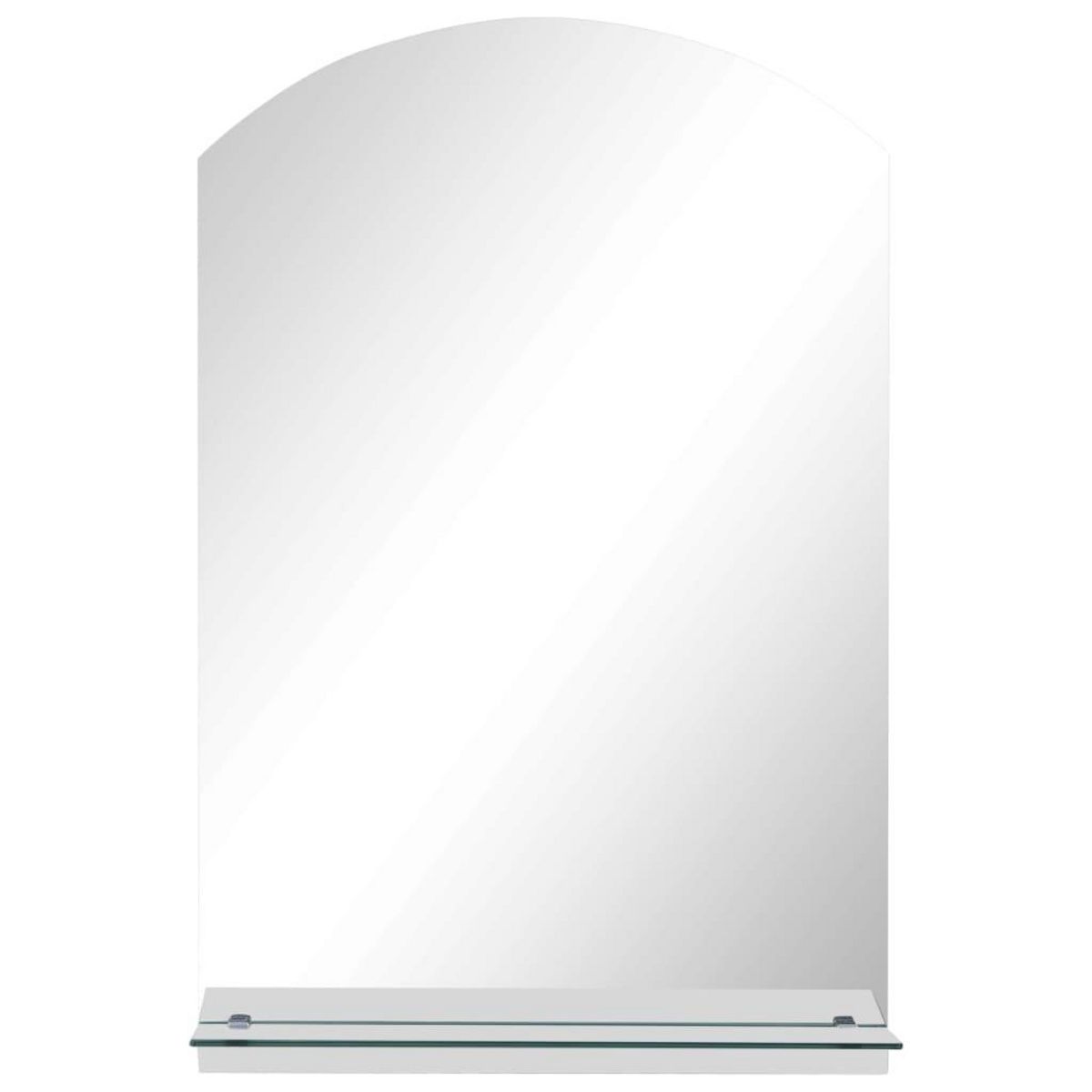 VIDAXL Miroir mural avec etagere 40x60 cm Verre trempe