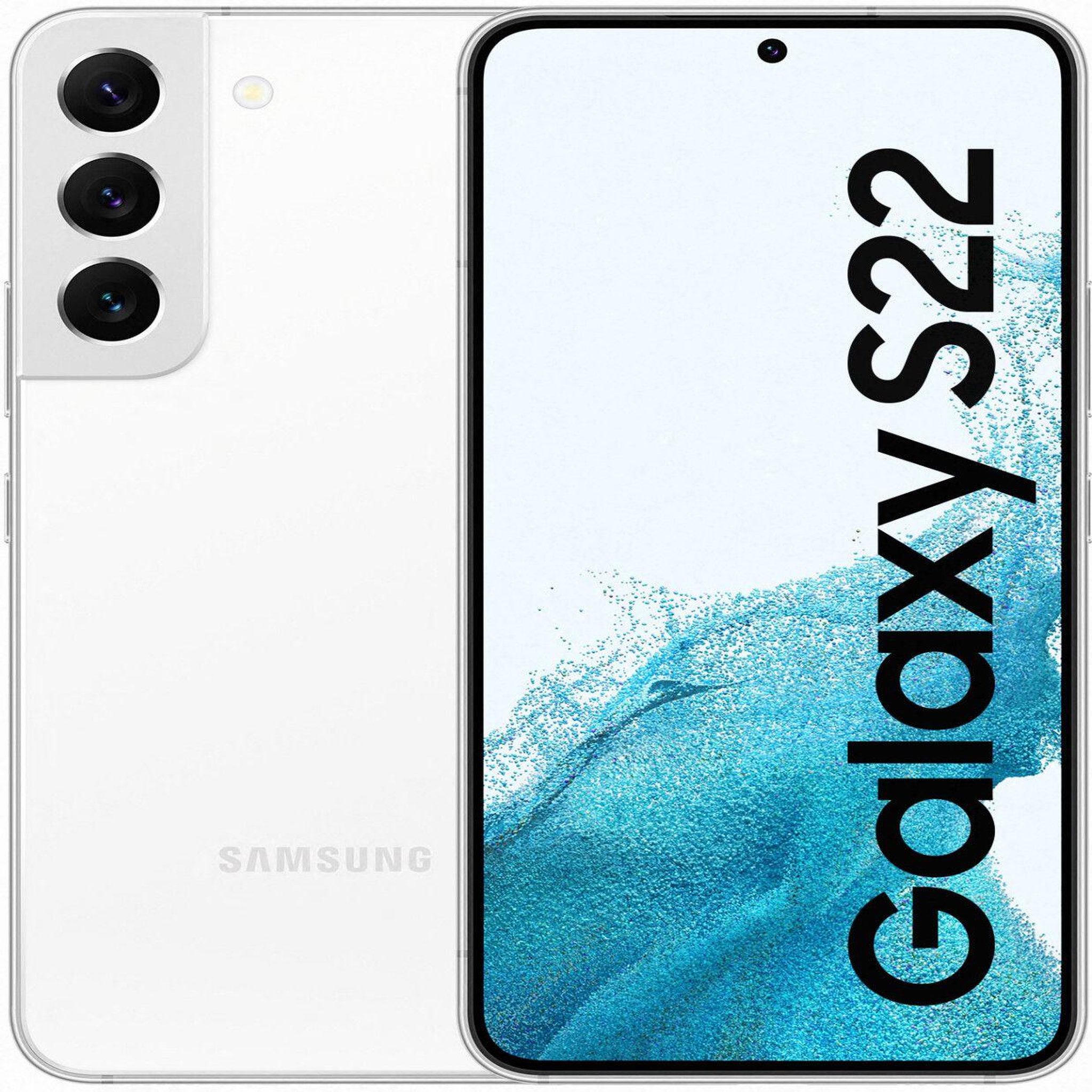 Voir la diapositive 1 : Samsung Galaxy S22 (Dual Sim) Reconditionné 128 Go - Grade A - Blanc