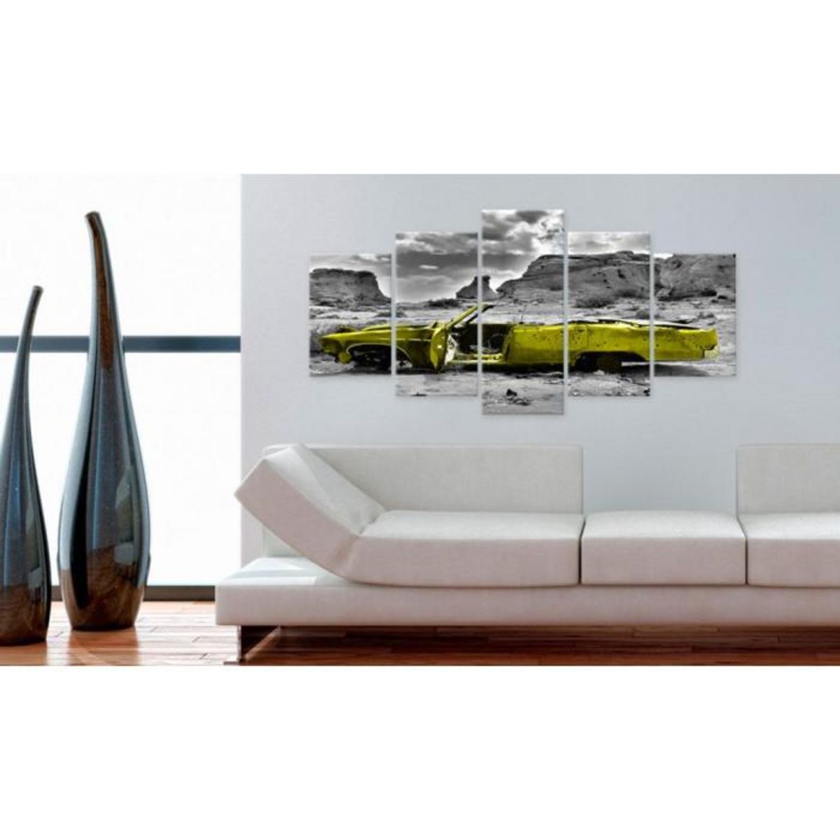 Paris Prix Tableau Imprimé  Yellow Car