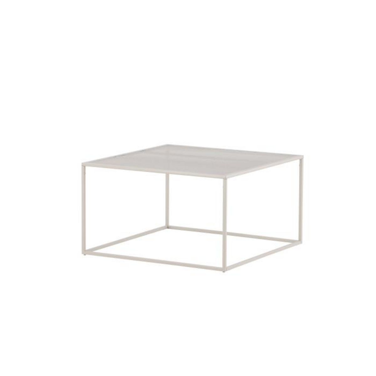 Paris Prix Table Basse en Métal  Netz  80cm Beige