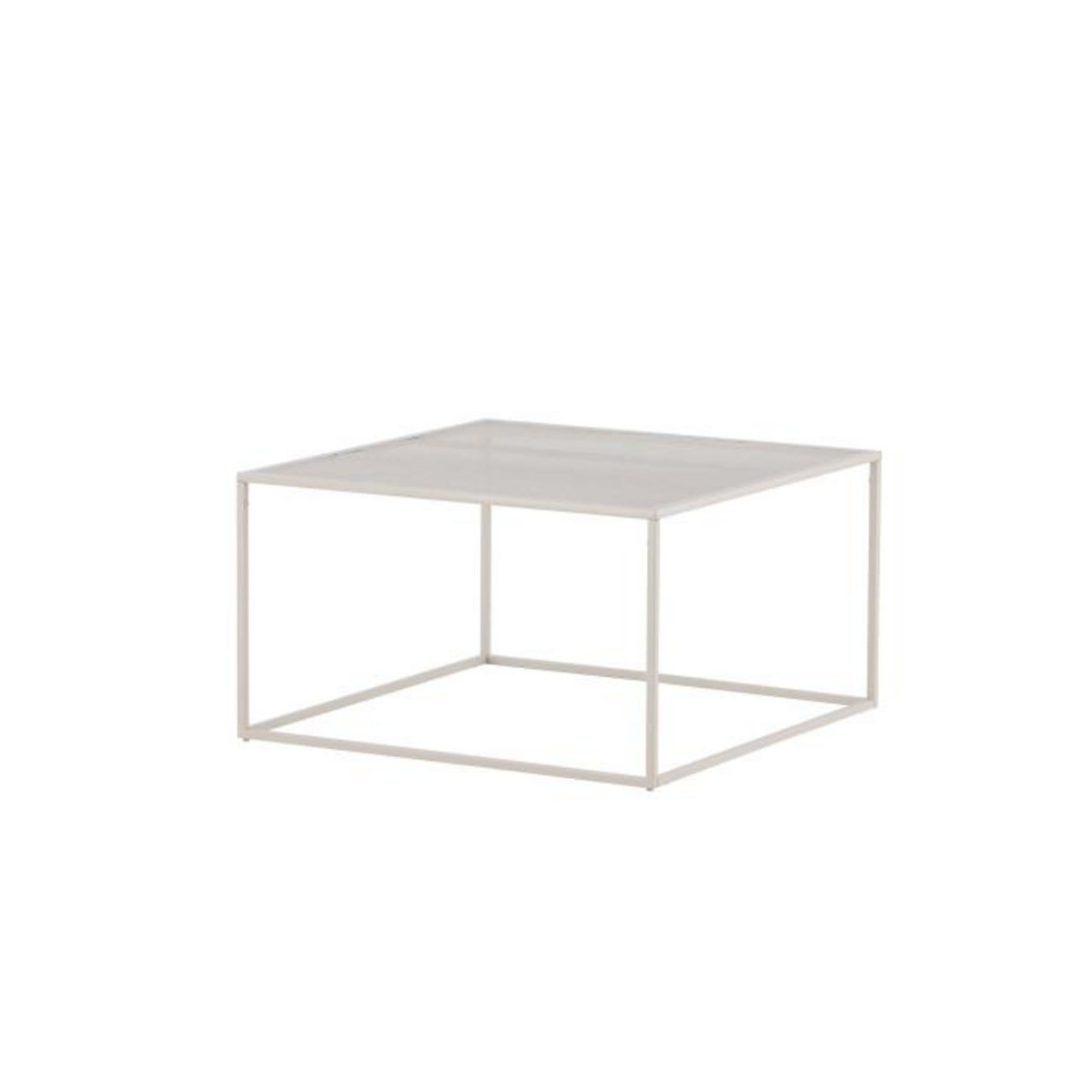 Paris Prix Table Basse en Métal  Netz  80cm Beige