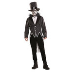 EURO CARNAVALES Déguisement Squelette Elégant - Homme - M/L