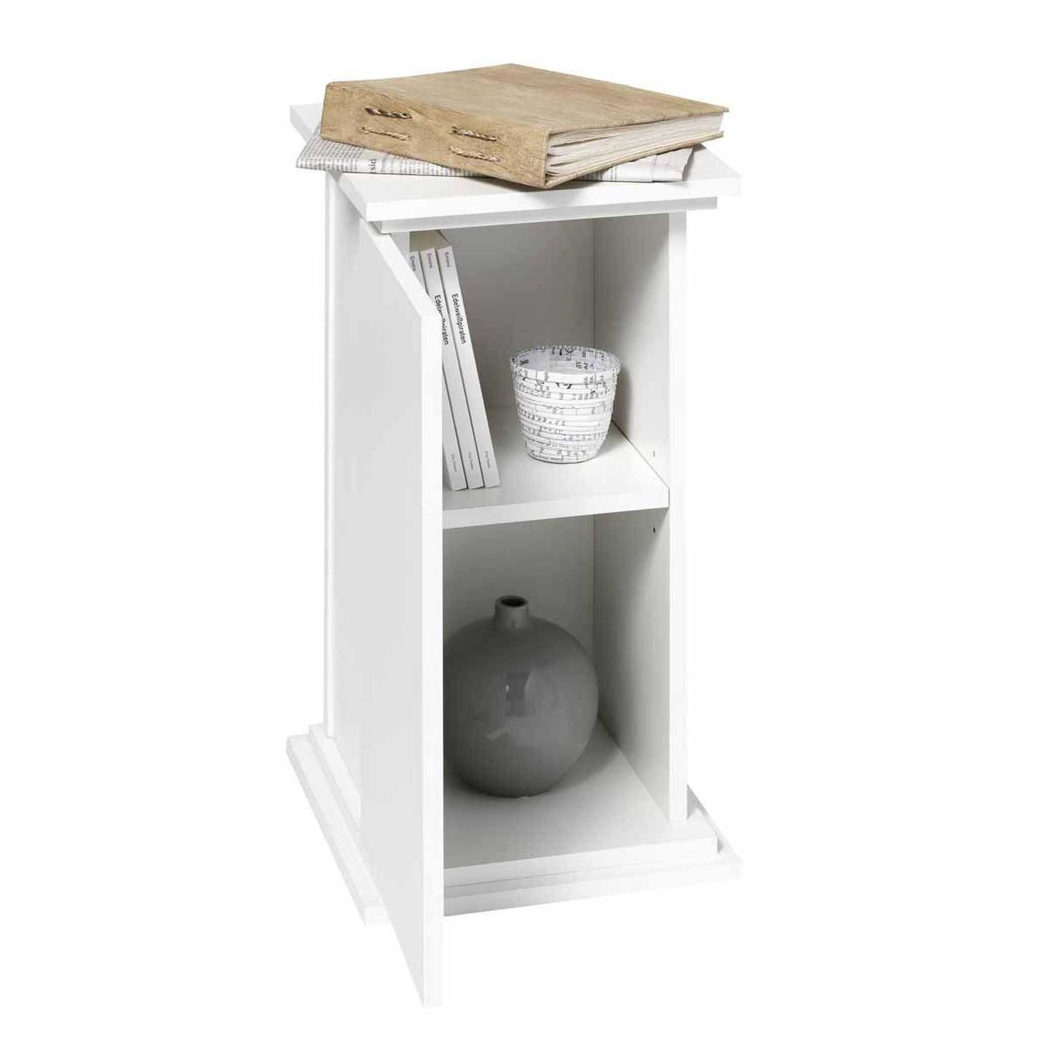 Voir la diapositive 2 : Paris Prix Étagère 2 niveaux vintage  wyon  57cm blanc