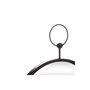 Voir la diapositive 2 : ATMOSPHERA Miroir Mural en Métal  Home Gousset  30cm Noir