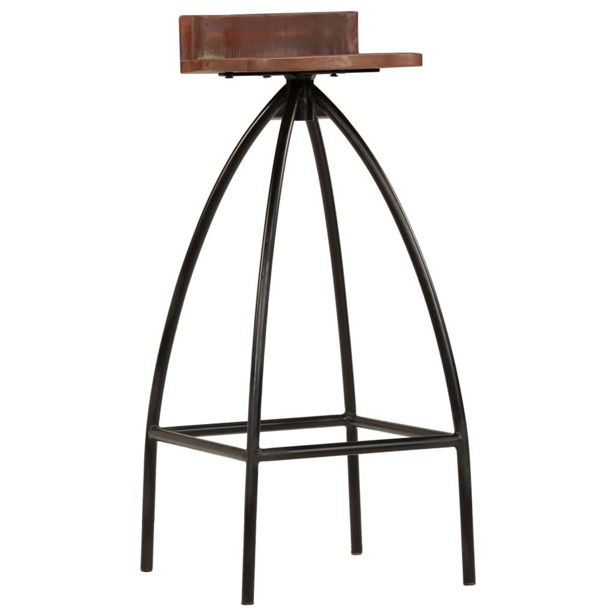 Voir la diapositive 4 : VIDAXL Tabourets de bar lot de 2 bois de recuperation massif