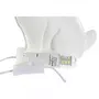 MARKET24 Lampe de bureau DKD Home Decor Blanc Porcelaine LED Chien (25 x 10 x 19 cm)