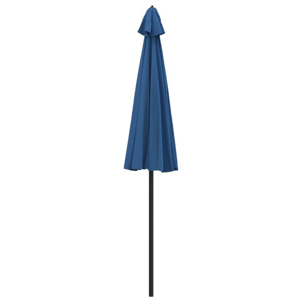VIDAXL Parasol d'exterieur avec mat en aluminium 500 cm bleu azure