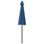 Voir la diapositive 4 : VIDAXL Parasol d'exterieur avec mat en aluminium 500 cm bleu azure