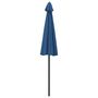 Voir la diapositive 4 : VIDAXL Parasol d'exterieur avec mat en aluminium 500 cm bleu azure