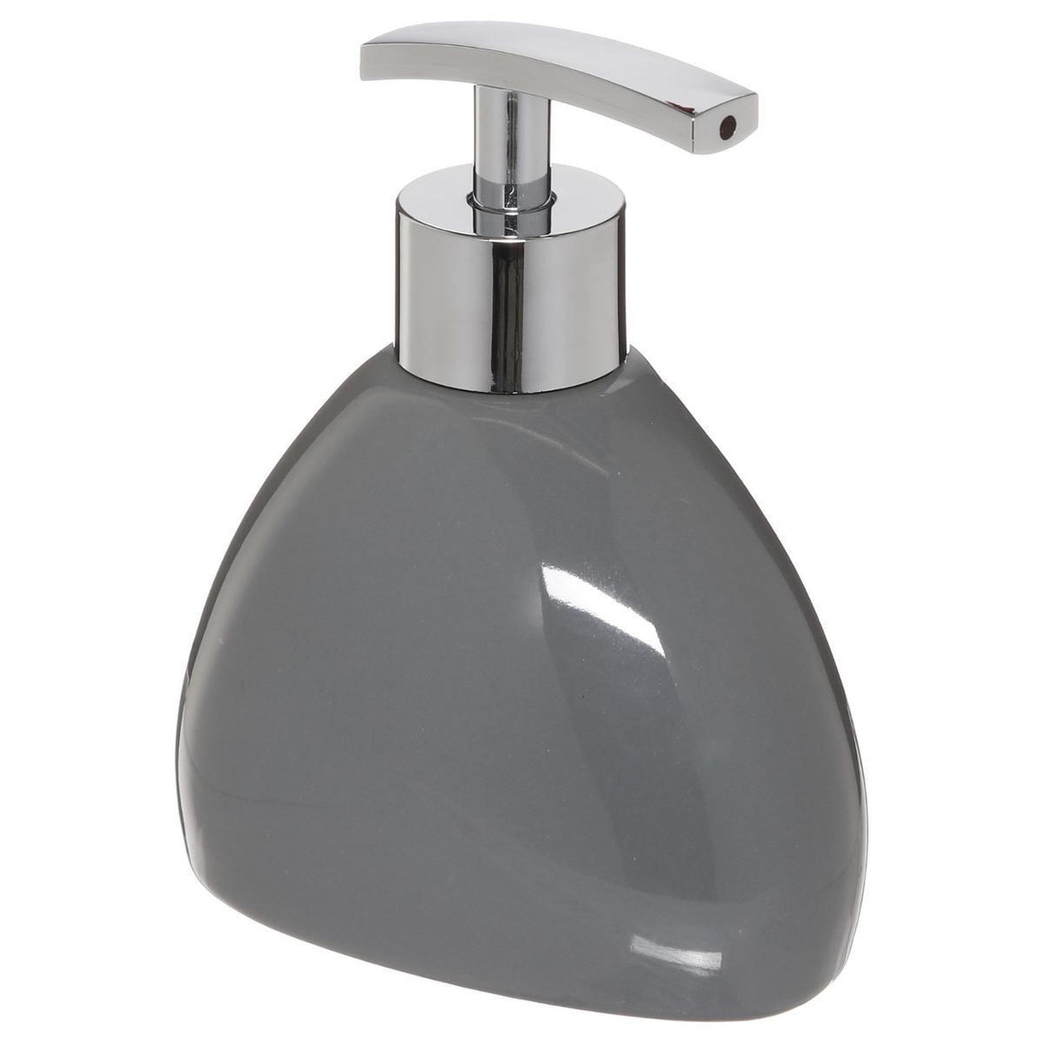 FIVE Distributeur de savon  galet  14cm gris