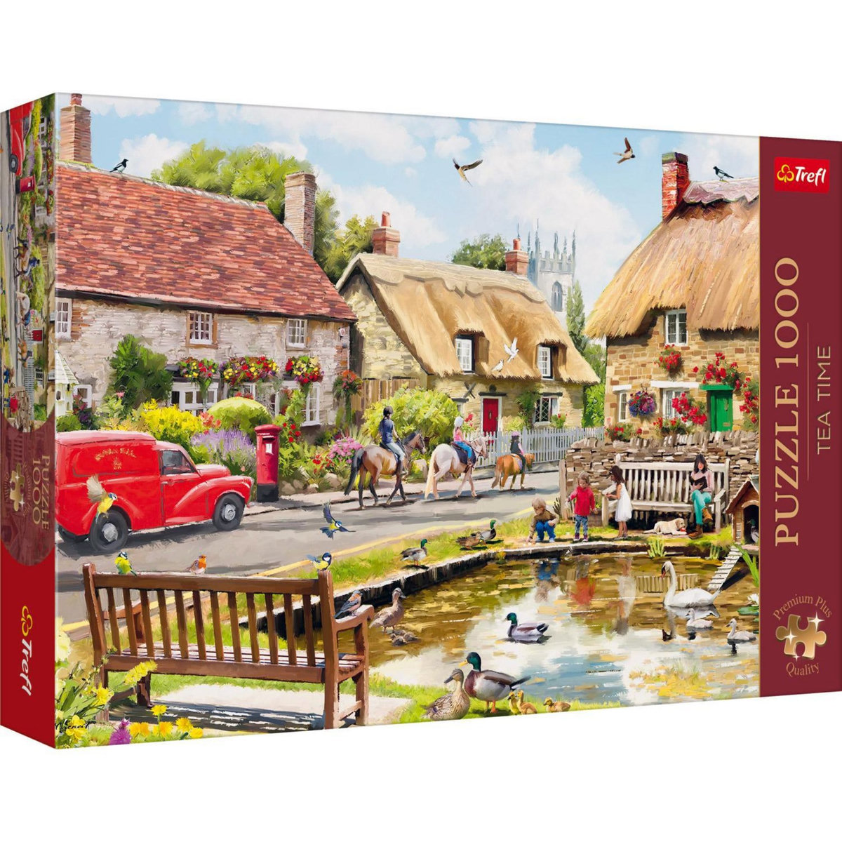Trefl Puzzle 1000 pièces : Tea Time : Village d'été