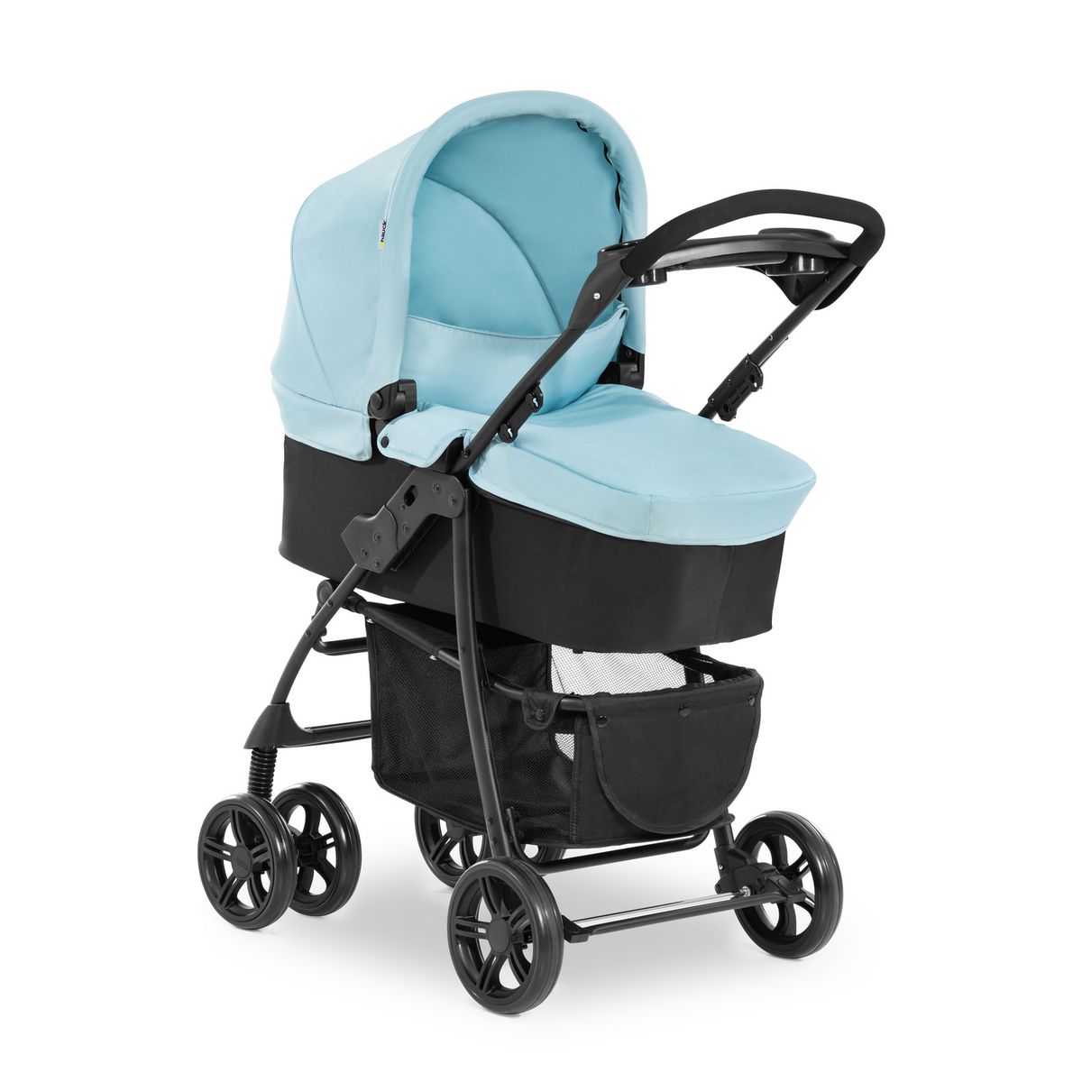 HAUCK Poussette Combinée Shopper Trioset - Bleu