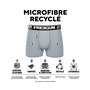Voir la diapositive 2 : FREEGUN Lot de 3 boxers garçon en polyester recyclé Landscape