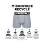 Voir la diapositive 2 : FREEGUN Lot de 3 boxers garçon en polyester recyclé Landscape