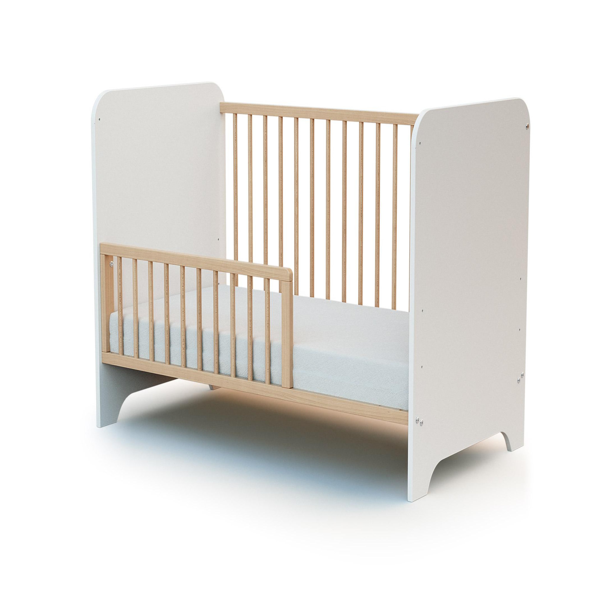 Voir la diapositive 2 : AT4 Barrière de lit bébé FESTIVE en bois
