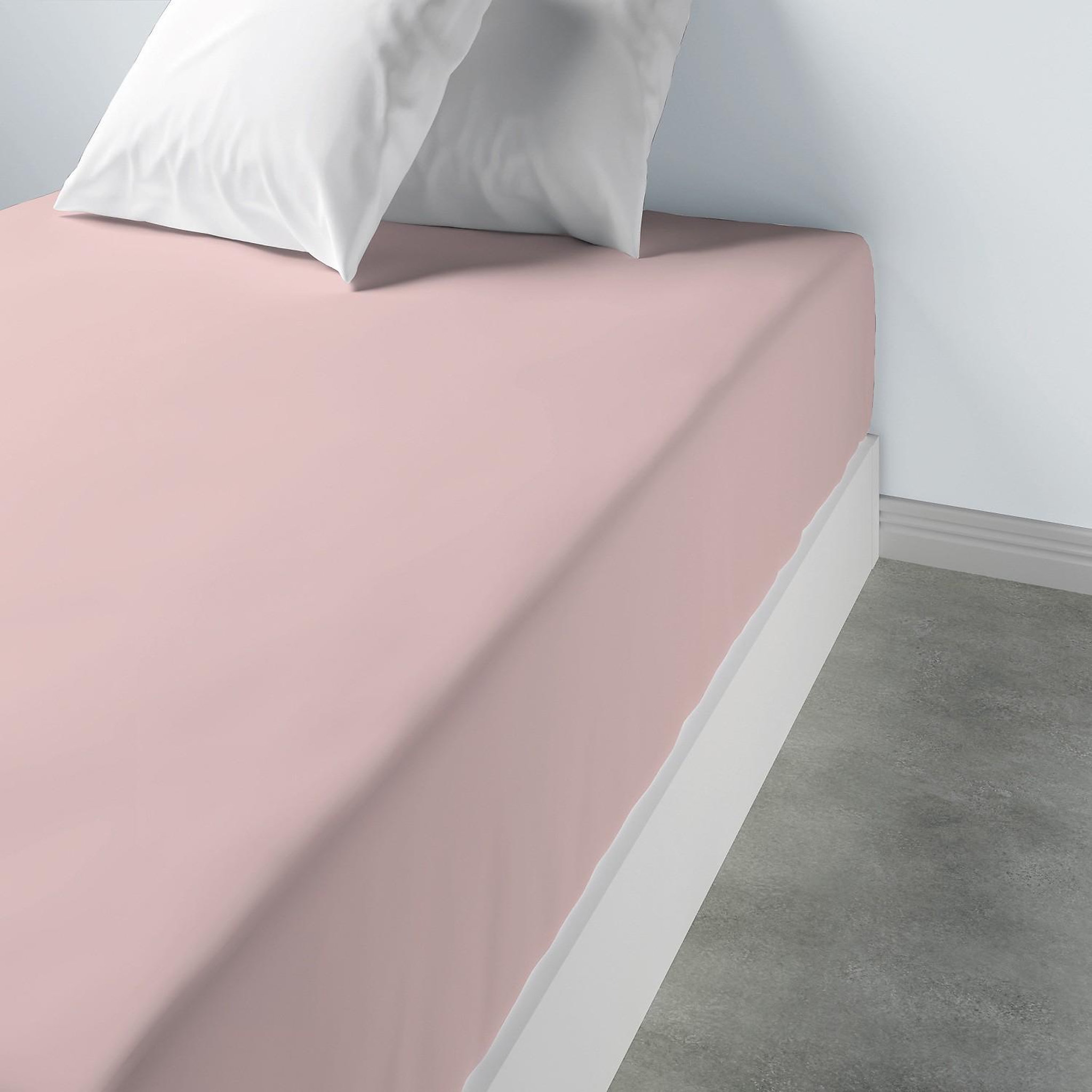 Voir la diapositive 3 : Les Ateliers du Linge Drap housse 100% coton 115g 57fils