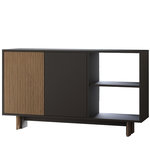 Habitat et Jardin Buffet en bois  Ravello  - 140 x 35 x 80 cm - Gris anthracite