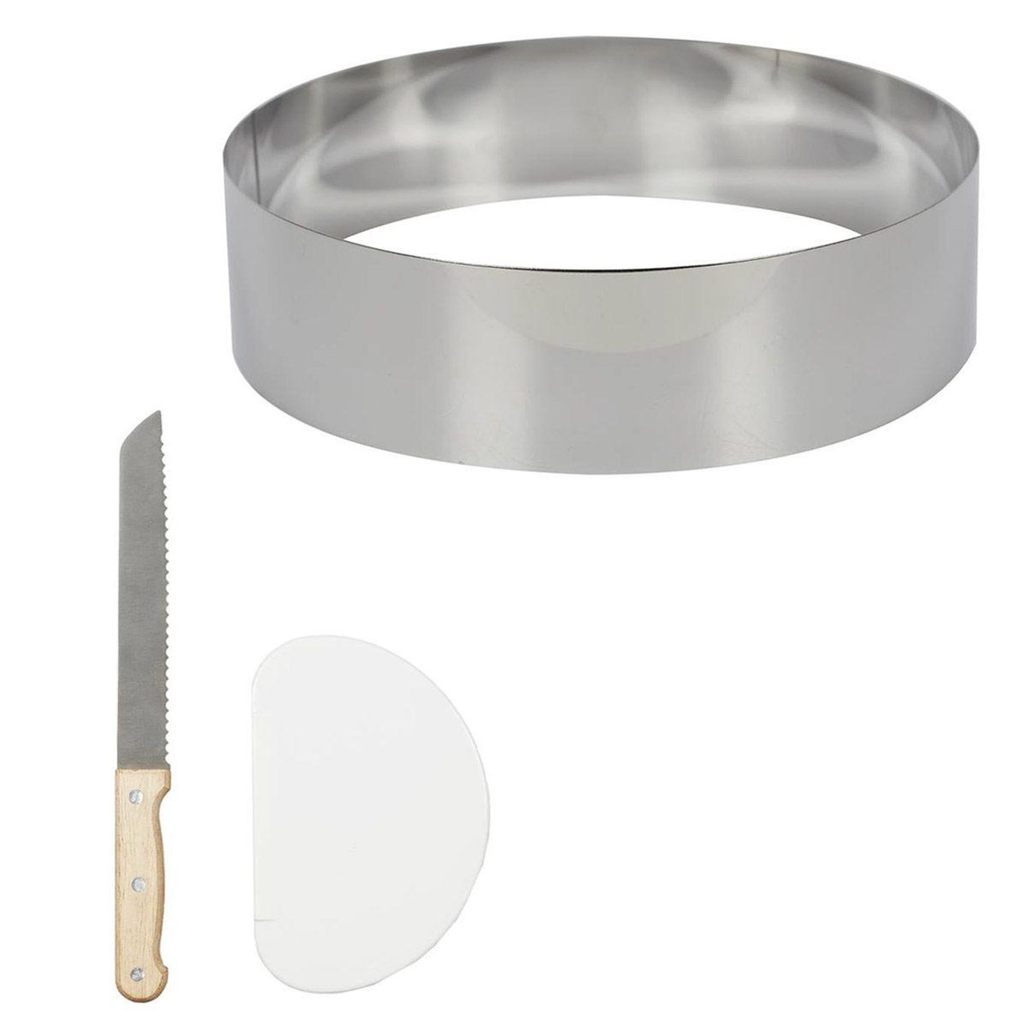 Lily Cook Coffret pâtisserie  tarte tropézienne  20cm gris