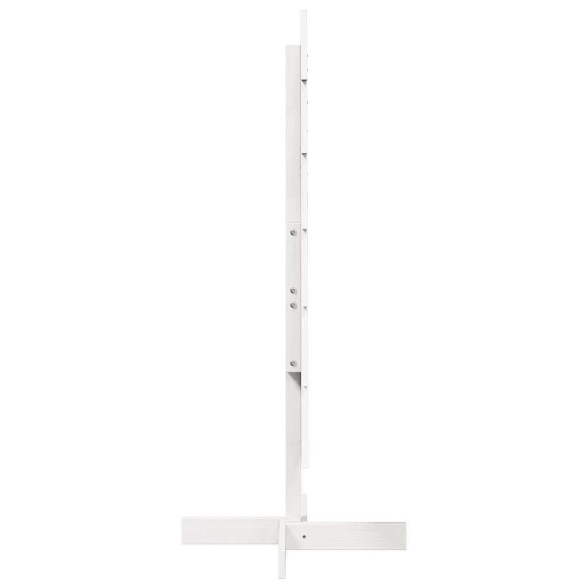VIDAXL Arbre de Noël en bois pour decoration blanc 120 cm pin massif