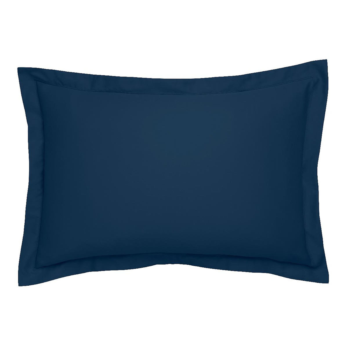 DODO Taie d'oreiller Harmonie Satin de coton coloris Marine