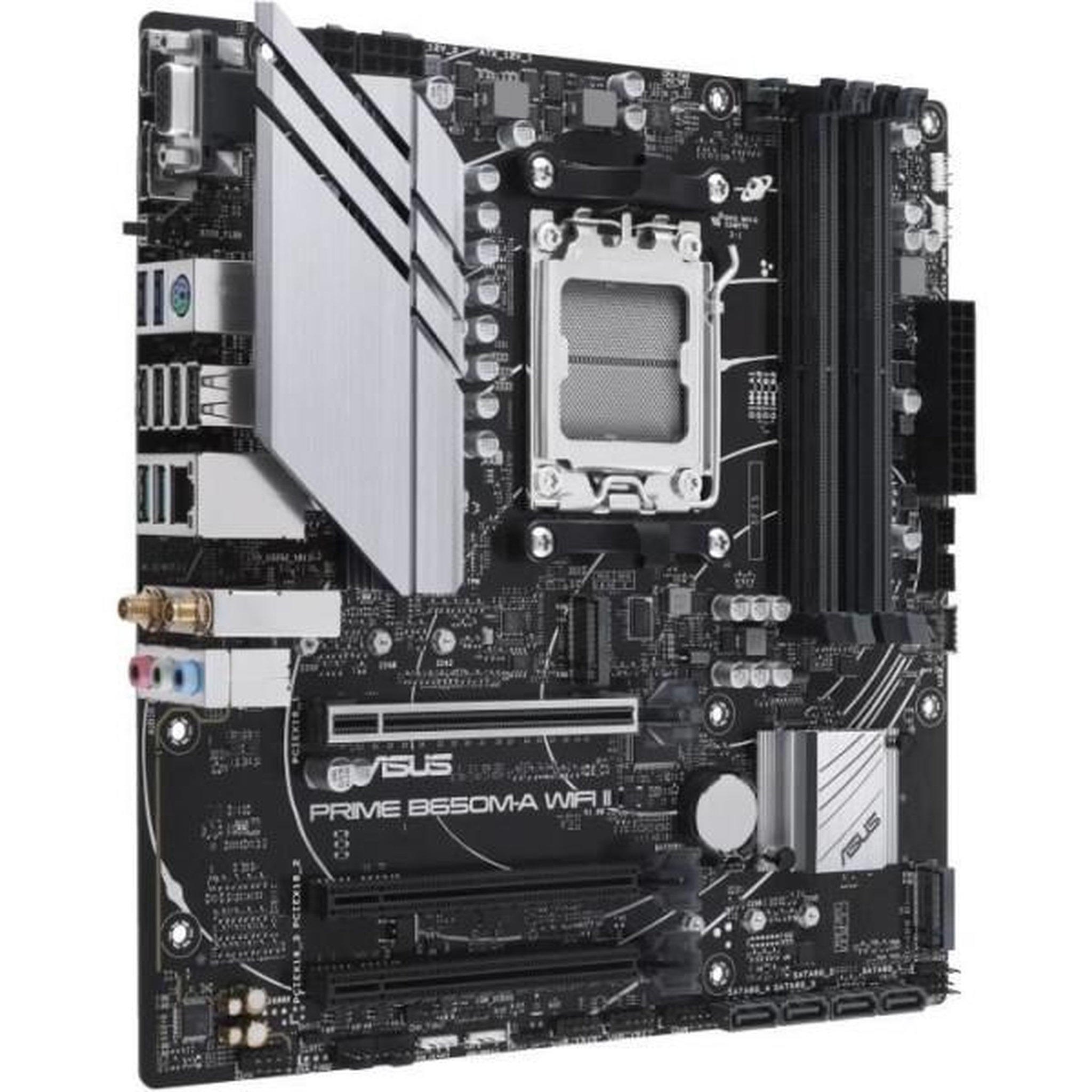 Voir la diapositive 3 : ASUS Carte mere - ASUS - PRIME B650M-A WIFI II - AMD B650 - Emplacement AM5 micro ATX