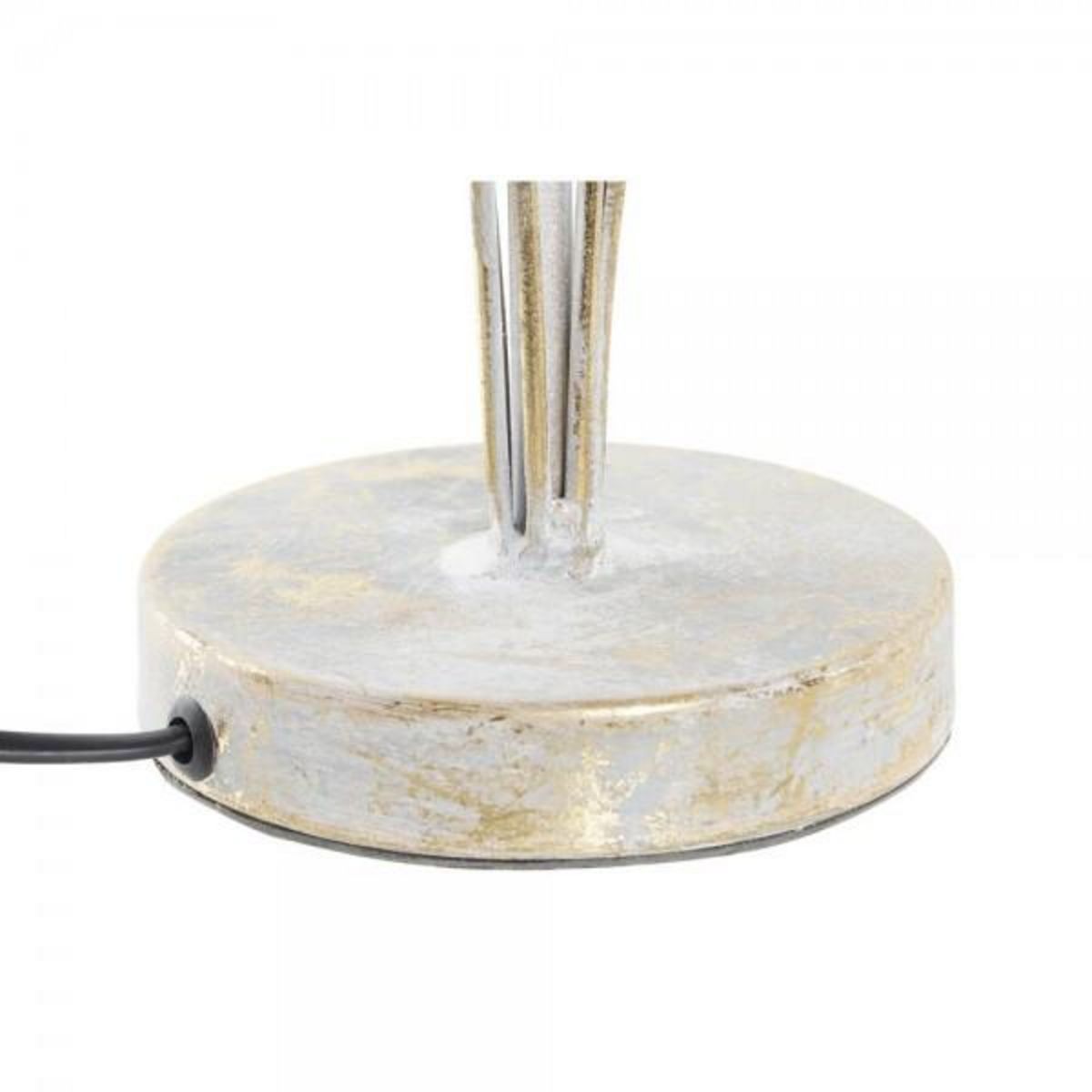 MARKET24 Lampe de bureau DKD Home Decor Gris Métal 42 x 42 x 47 cm