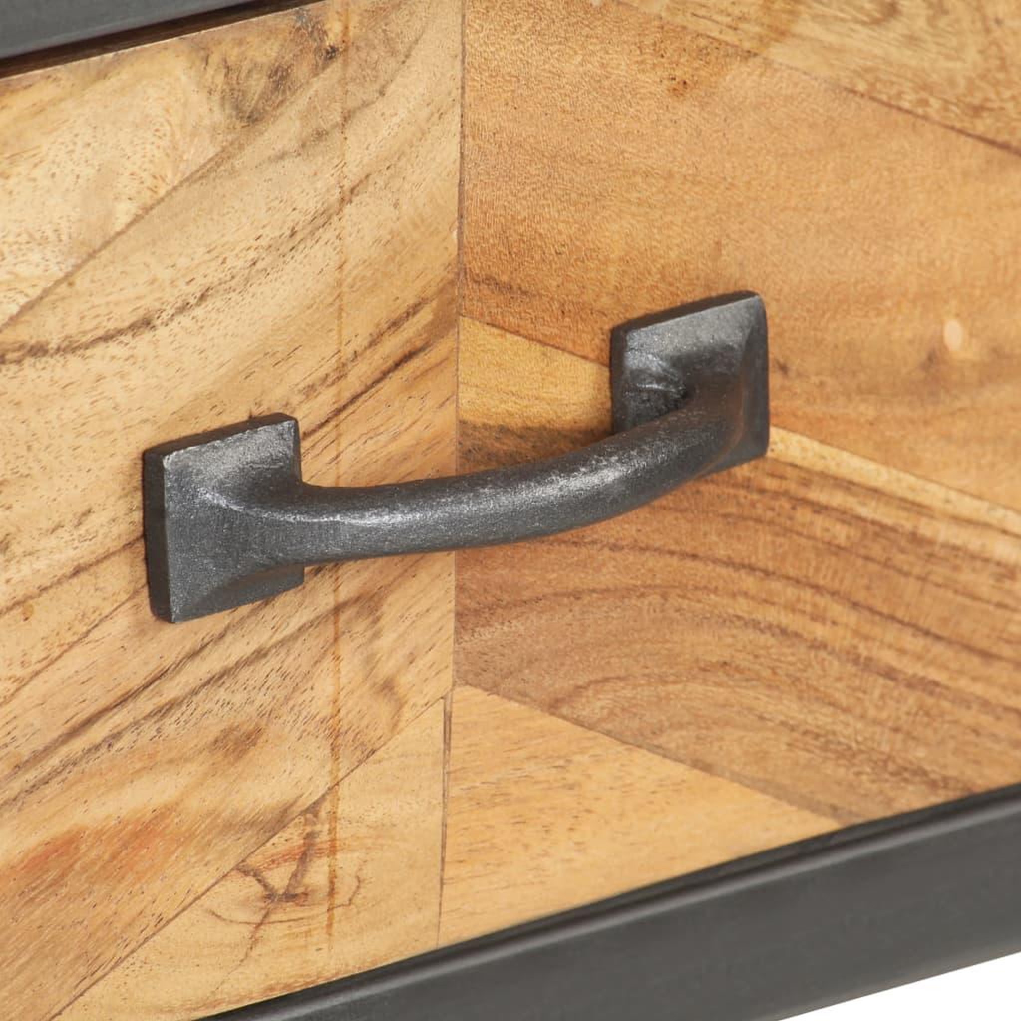 Voir la diapositive 4 : VIDAXL Table console 110x35x75 cm Bois d'acacia massif