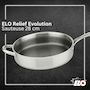 Voir la diapositive 2 : ELO Sauteuse 28 cm en inox 18/10 Elo Relief Evolution
