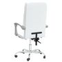 Voir la diapositive 5 : VIDAXL Fauteuil inclinable de bureau Blanc Similicuir