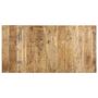 Voir la diapositive 3 : VIDAXL Table a manger 180x90x76 cm Bois de manguier brut