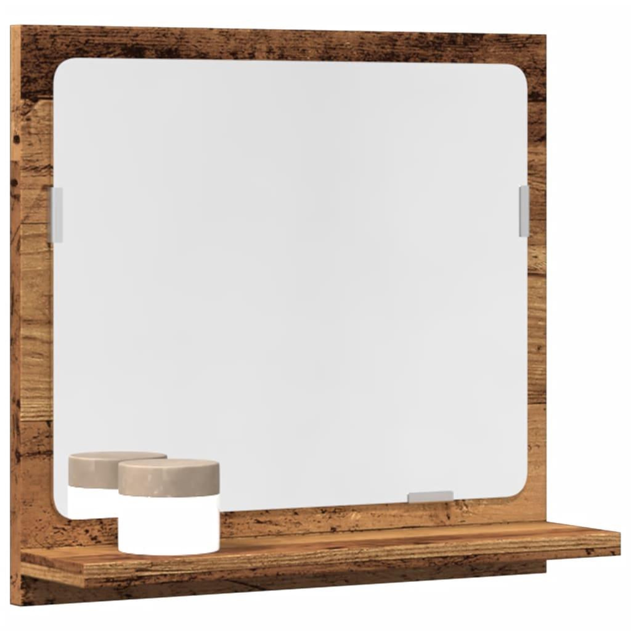 VIDAXL Armoire a miroir de salle de bain vieux bois bois d'ingenierie