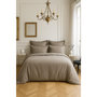 Voir la diapositive 2 : BATON ROUGE Housse de couette 100% satin de coton 105 fils uni