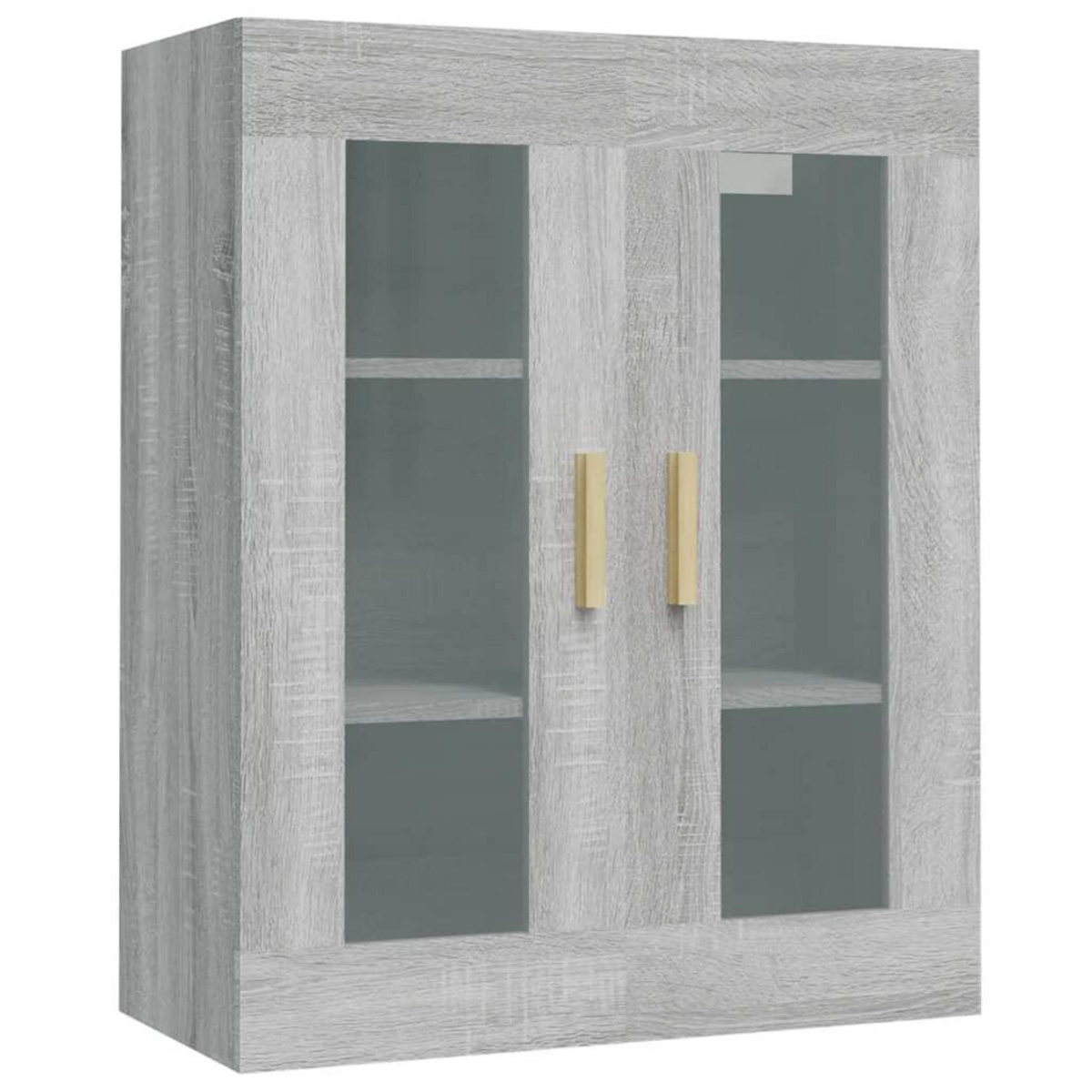 VIDAXL Armoire murale suspendue Sonoma gris 69,5x34x90 cm