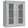 Voir la diapositive 2 : VIDAXL Armoire murale suspendue Sonoma gris 69,5x34x90 cm